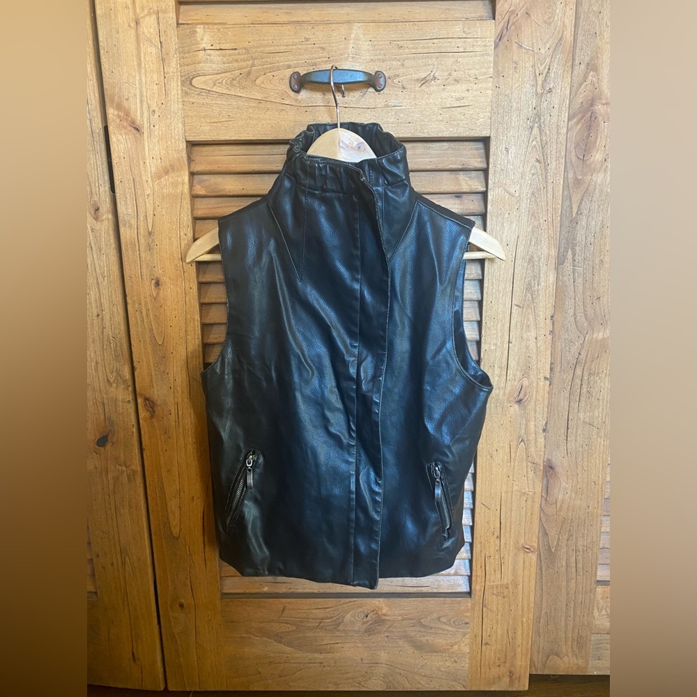 Marc Jacobs Black Leather Vest